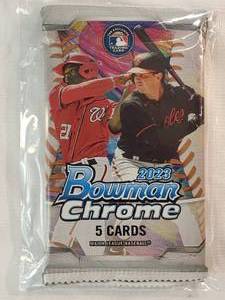 lot 165 image: 2 Packs of 2023 Bowman Chrome