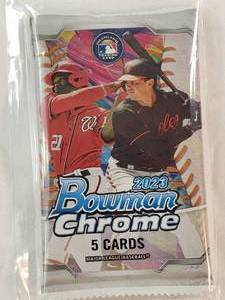 lot 166 image: 2 Packs of 2023 Bowman Chrome