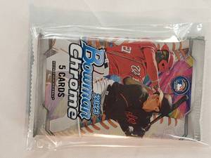 lot 170 image: 2 Packs of 2023 Bowman Chrome