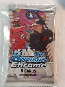 lot 172 image: 2 Packs of 2023 Bowman Chrome
