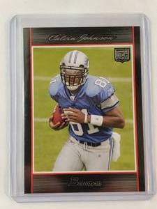 lot 208 image: Calvin Johnson 2007 Topps Bowman No. 145
