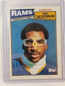 lot 216 image: Eric Dickerson 1987 Topps No. 146 All-Pro