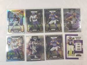 lot 237 image: Lot of 8 Minnesota Vikings Cards