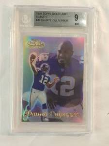 lot 246 image: Daunte Culpepper 1999 Topps Gold Label Class 1 No. 46 Beckett Rated 9 Mint