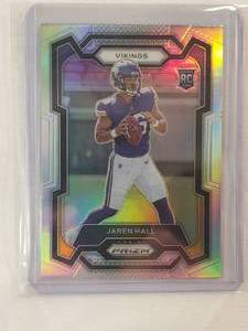 lot 248 image: Jaren Hall Rookie 2023 Panini Prizm Holo No. 367
