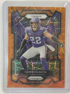 lot 260 image: Harrison Smith 2023 Panini Prizm Orange Laser No. 192