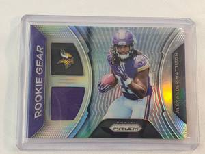 lot 262 image: Alexander Mattison Rookie Gear Relic 2019 Panini No. RG-AM