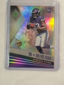 lot 263 image: Dalvin Cook Rookie 2017 Panini Phoenix Silver Holo No. 110