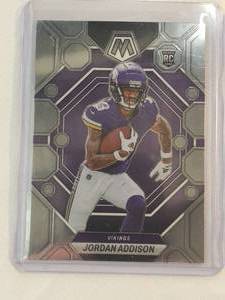 lot 268 image: Jordan Addison Rookie Panini Mosaic No. 337