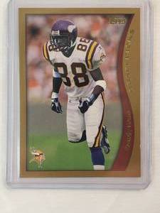 lot 273 image: Randy Moss Rookie 1998 Draft Picks Topps No. 352