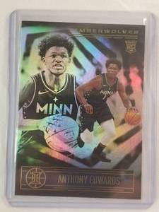 lot 297 image: Anthony Edwards 2020-21 Panini Illusions Rookie No. 152