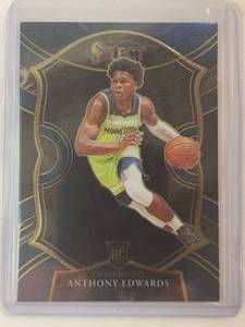 lot 300 image: Anthony Edwards 2020-21 Panini Select Rookie No. 61 Concourse