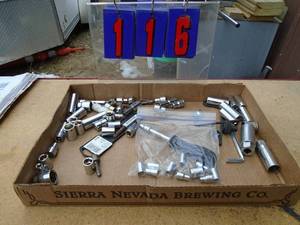 lot 116 image: Flat of misc sockets. As shown.