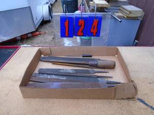lot 124 image: Flat of files. As shown.