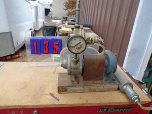 lot 135 image: Gast vacuum pump with filter. As shown.