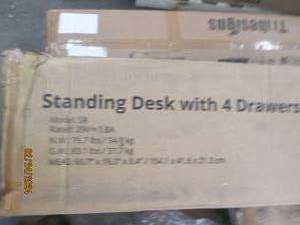 standing desk with 4-drawers...