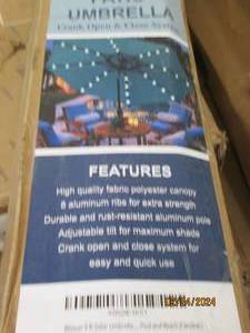 9 foot patio umbrella...