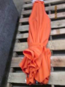 orange umbrella dirty...