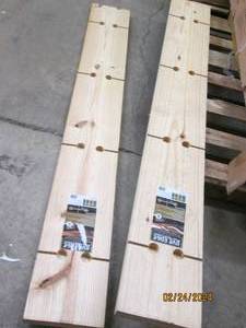 lot of 2 live edge project panels...