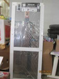 vinyl craft solid vinylcraft scren door 32x80 with hardware