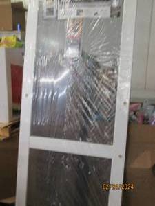 vinyl craft solid vinylcraft scren door 32x80 with hardware