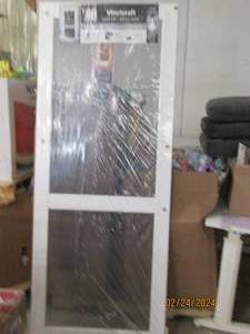 vinyl craft solid vinylcraft scren door 32x80 with hardware