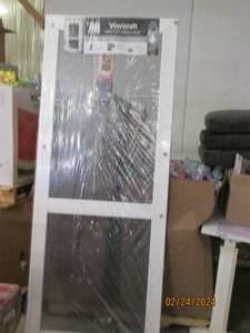 vinyl craft solid vinylcraft scren door 32x80 with hardware