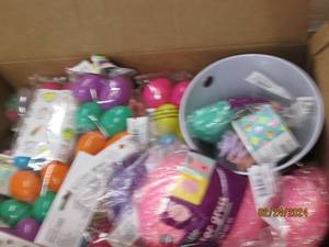 box of easter items all new...