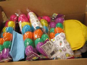 box of easter items all new...