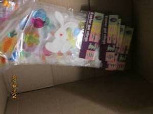 box of easter items all new...