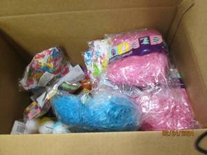 box of easter items all new...