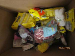box of easter candy some in date some in date some out of date