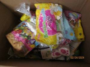 box of easter candy some in date some in date some out of date