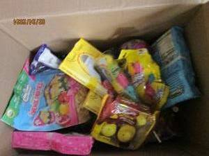 box of easter candy some in date some in date some out of date