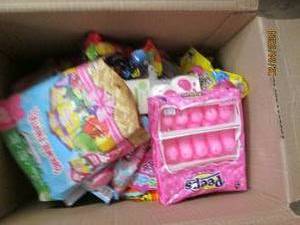 box of easter candy some in date some in date some out of date