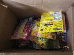 box of easter candy some in date some in date some out of date