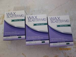 3 wax master md refill packs...