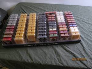 tray of better homes and garden wax cubes various scents