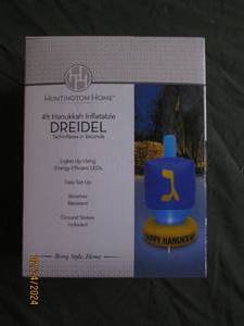 4 foot hanukkah inflatable dreidel