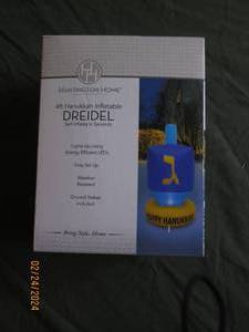 4 foot hanukkah inflatable dreidel...