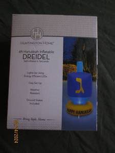 4 foot hanukkah inflatable dreidel...