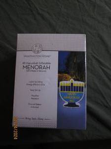 4 foot hanukkah inflatable menorah...