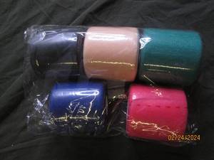 5 rolls of foam support pre-wrap...