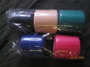 5 rolls of foam support pre-wrap...