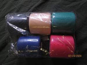 5 rolls of foam support pre-wrap...