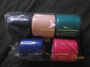 5 rolls of foam support pre-wrap...