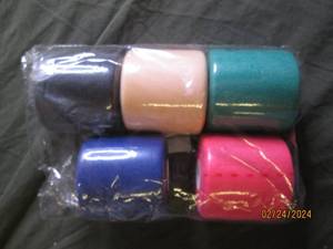 5 rolls of foam support pre-wrap...