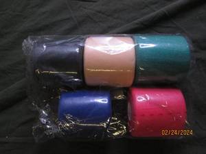 5 rolls of foam support pre-wrap...