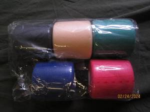5 rolls of foam support pre-wrap...