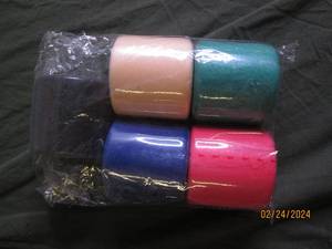 5 rolls of foam support pre-wrap...